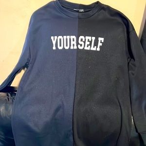 Woman’s Shein sweater dress or can be use as the over size shirt